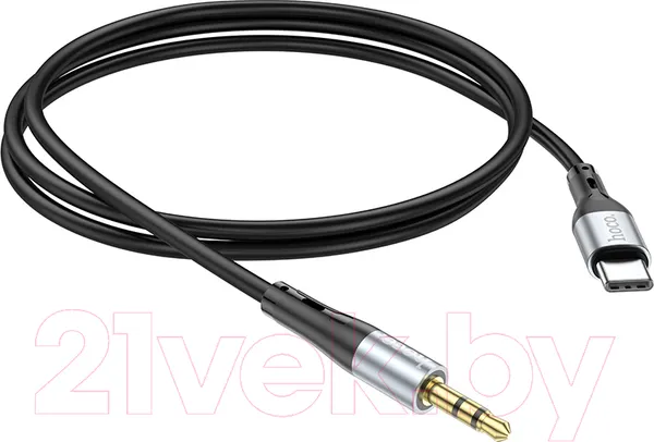 Изображение товара Кабель Hoco UPA22 Type-C - Jack(M) 3.5mm (1м, черный)