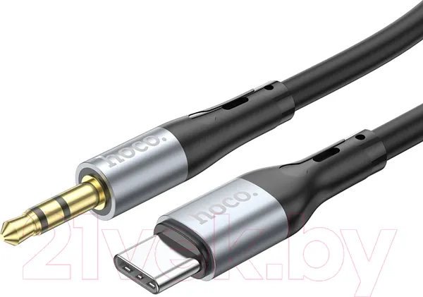 Изображение товара Кабель Hoco UPA22 Type-C - Jack(M) 3.5mm (1м, черный)