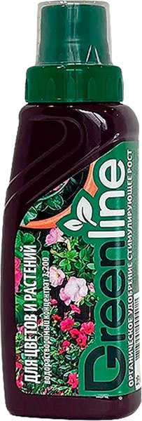 Изображение товара Удобрение GREENLINE Для цветов и комнатных растений / 011-Ц-285 (285мл)