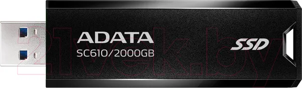 Изображение товара Внешний жесткий диск A-data SC610 2TB (SC610-2000G-CBK/RD)