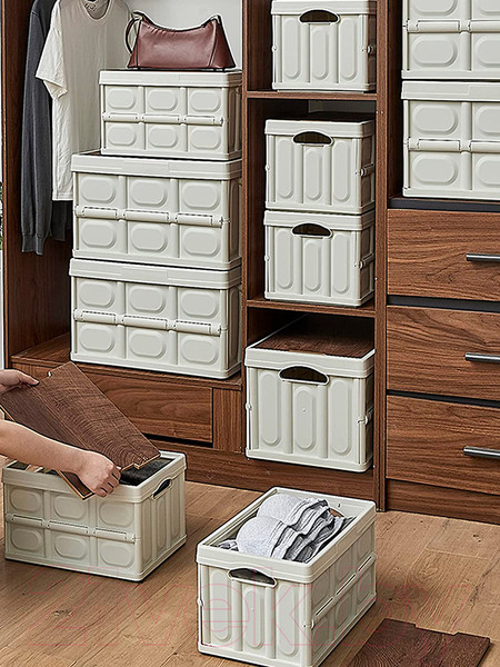 Изображение товара Ящик для хранения Happy Home HH-001 со столиком и ручками (50л, белый)