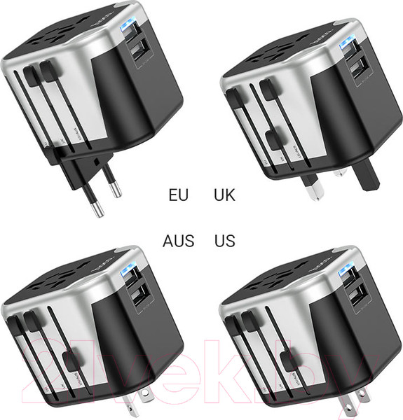 Изображение товара Адаптер питания сетевой Hoco AC5 (черный)