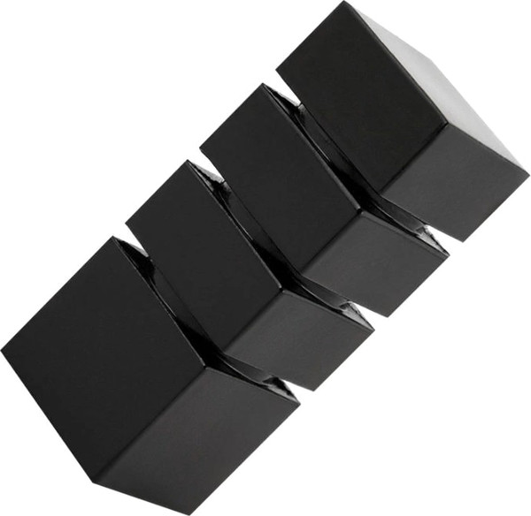 Изображение товара Набор наконечников для карниза АС ФОРОС Нордик D19 (2шт, черный матовый)