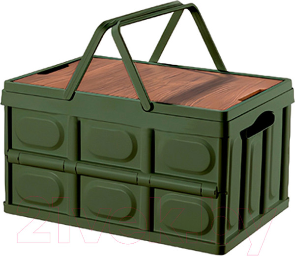 Изображение товара Ящик для хранения Happy Home HH-002 со столиком и ручками (50л, зеленый)