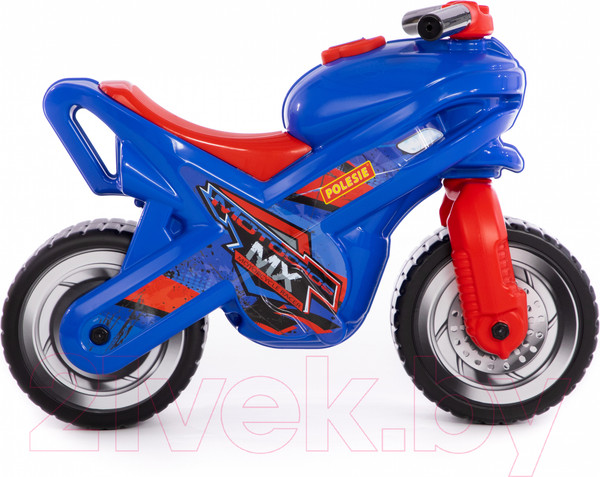 Изображение товара Каталка детская Полесье Мотоцикл МХ / 54309 (синий)