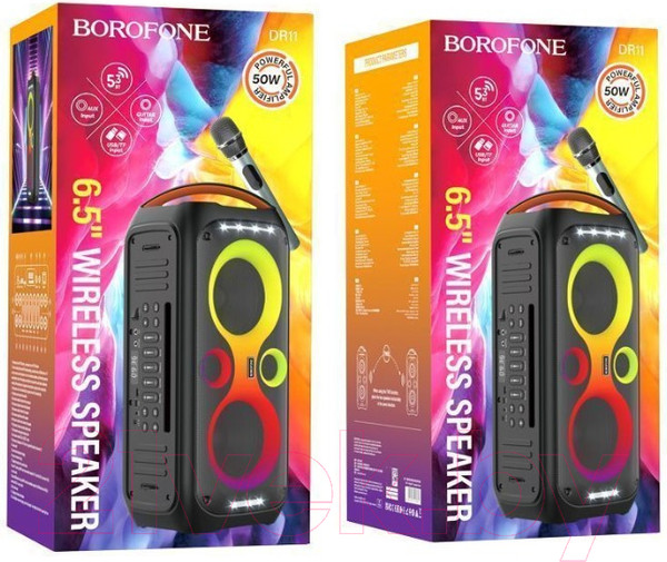 Изображение товара Портативная колонка Borofone DR11 (черный)