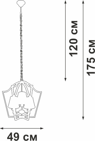 Изображение товара Люстра Vitaluce V4991-8/3