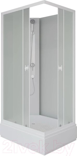 Изображение товара Душевая кабина Niagara Promo P110/80/26Q/MT/BK 110x80x195