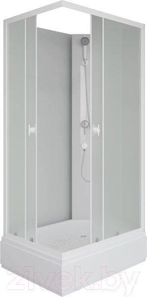 Изображение товара Душевая кабина Niagara Promo P110/80/26Q/MT/BK 110x80x195