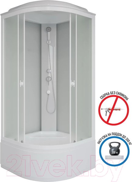 Изображение товара Душевая кабина Niagara Promo P90/40/MT 90x90x215