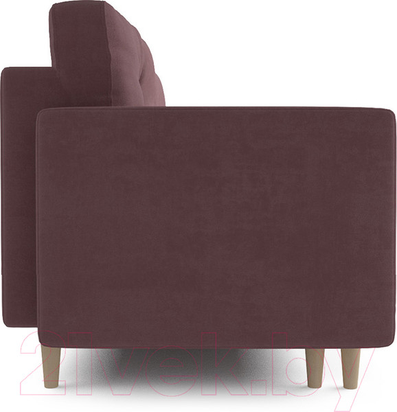 Изображение товара Диван Mebel-Ars Белфаст (велюр пудра НВ-178/26)