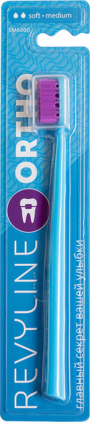 Изображение товара Зубная щетка Revyline SM6000 Ortho 6940 (голубой/фиолетовый)