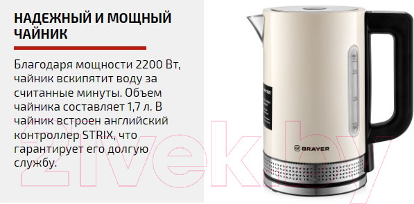 Изображение товара Электрочайник Brayer BR1068