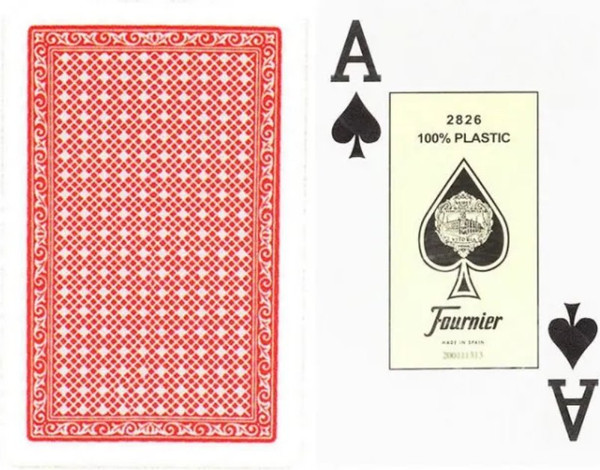 Изображение товара Игральные карты Fournier 2826 Bridge Red / F24406-r