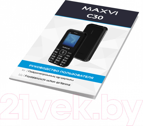 Изображение товара Мобильный телефон Maxvi C30 (черный)