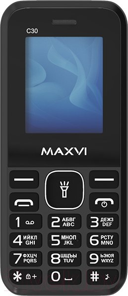 Изображение товара Мобильный телефон Maxvi C30 (черный)