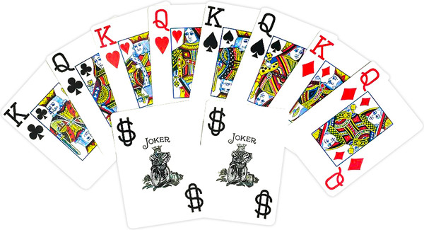 Изображение товара Игральные карты Bicycle Prestige Rider 100% Plastic Jumbo / F44100-r (красный)