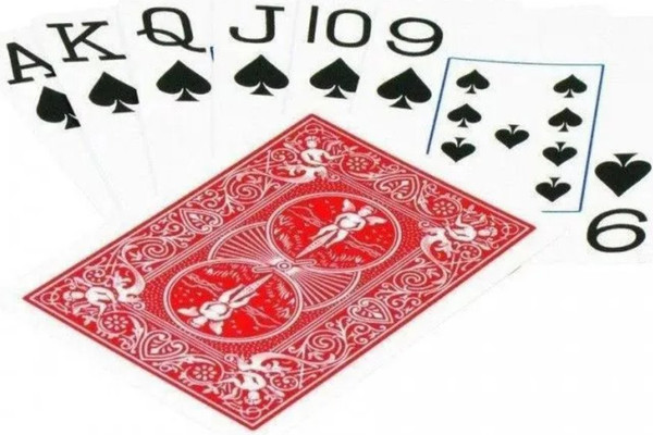 Изображение товара Игральные карты Bicycle Prestige Rider 100% Plastic Jumbo / F44100-r (красный)