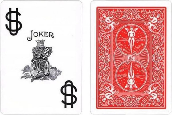 Изображение товара Игральные карты Bicycle Prestige Rider 100% Plastic Jumbo / F44100-r (красный)