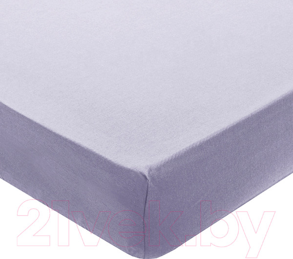 Изображение товара Простыня Milanika Сирень на резинке 140x200x20 (поплин г/к)