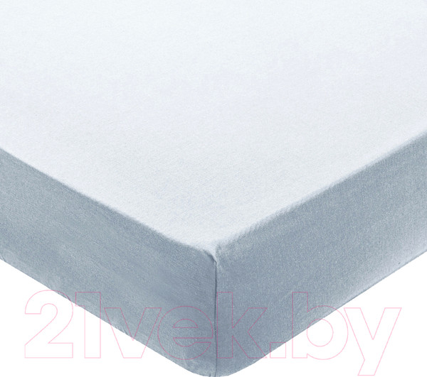 Изображение товара Простыня Milanika Серый туман на резинке 160x200x20 (поплин г/к)