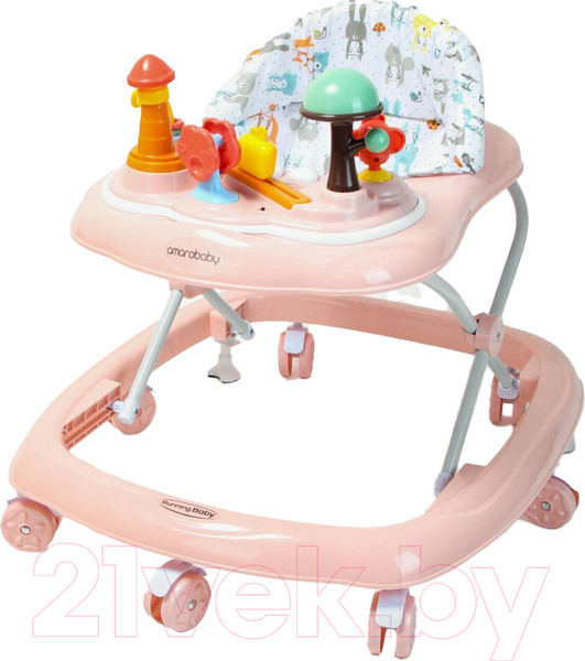 Изображение товара Ходунки Amarobaby Running Baby / AB23-21RB-06 (розовый)