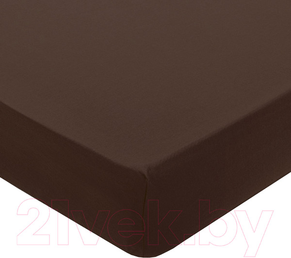 Изображение товара Простыня Milanika Шоколад на резинке 180x200x20 (поплин г/к)
