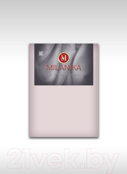 Изображение товара Простыня Milanika Персик 1.5сп (поплин г/к)