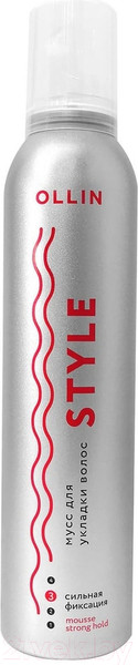 Изображение товара Мусс для укладки волос Ollin Professional Style Сильной фиксации (250мл)