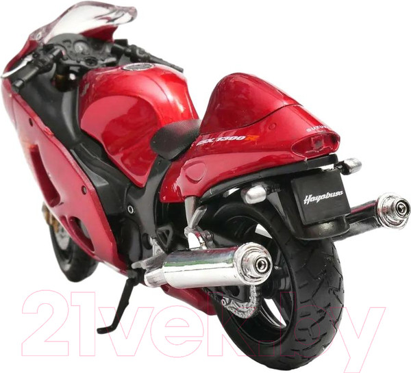 Изображение товара Масштабная модель мотоцикла Welly Suzuki Hayabusa / 12828PW (красный)