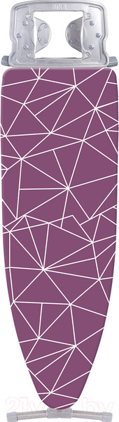 Изображение товара Гладильная доска Ника 10+ / НТ10+ (с линиями на сливовом)