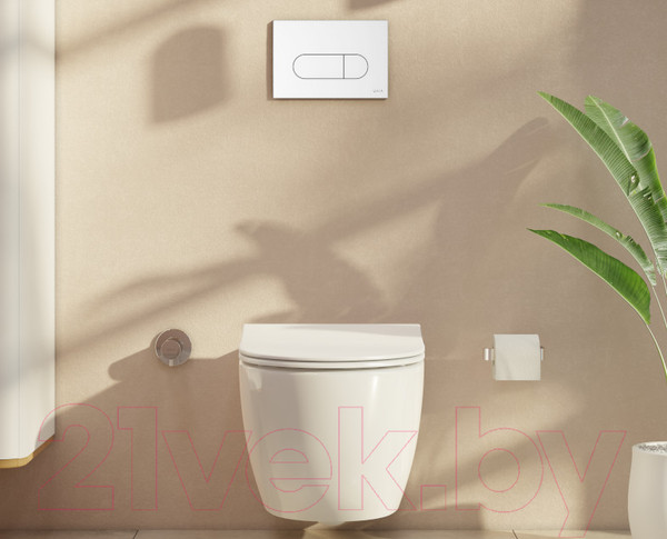 Изображение товара Кнопка для инсталляции VitrA Root Round 740-2200 (белый)