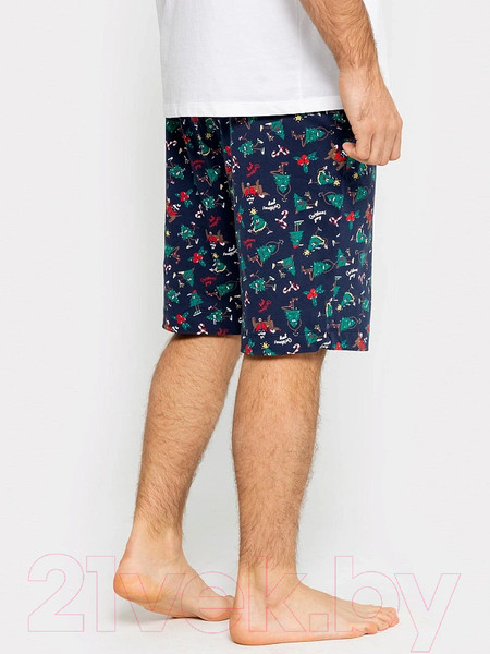 Изображение товара Шорты домашние Mark Formelle 531027-1 (р.86-170/176, елки на морском)