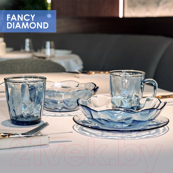 Изображение товара Тарелка столовая глубокая No Brand Fancy Diamond 50282-06
