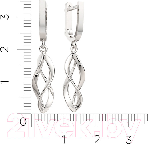 Изображение товара Серьги из серебра ZORKA 0300037