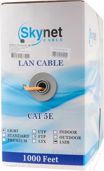 Изображение товара Кабель SkyNet CSL-FTP-LSZH-4-CU