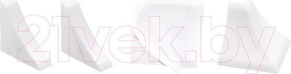 Изображение товара Комплект аксессуаров к плинтусу для столешницы El-mech-plast ПВХ LP (белый)