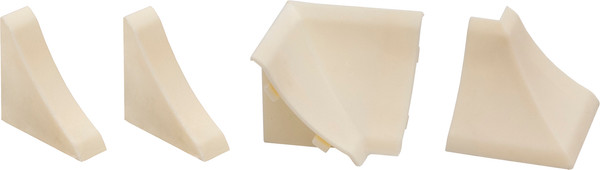 Изображение товара Крепление плинтуса El-mech-plast ПВХ LP (кремовый)