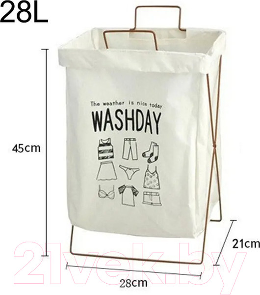 Изображение товара Корзина для белья Sundays Home 640700406A