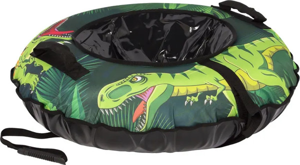 Изображение товара Тюбинг-ватрушка Snowstorm BZ-90 Dinosaurs / W112876 (90см, зеленый/черный)