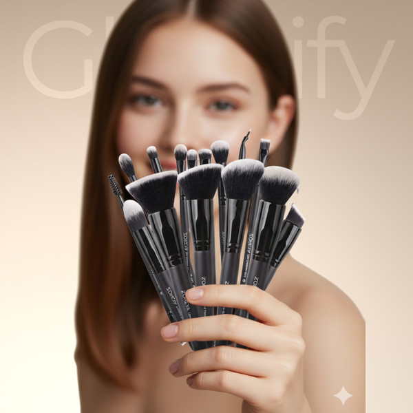 Изображение товара Набор кистей для макияжа Glamify TBD0189992801A
