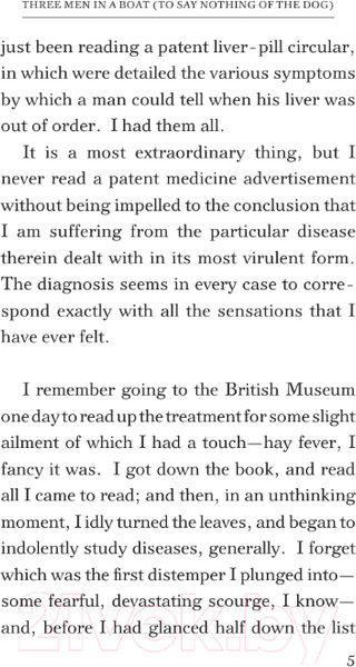 Изображение товара Книга АСТ Three Men in a Boat (To say Nothing of the Dog) (Джером К.Дж.)