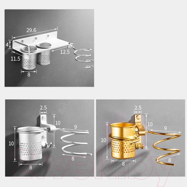 Изображение товара Держатель для фена Saniteco TBD0597108102