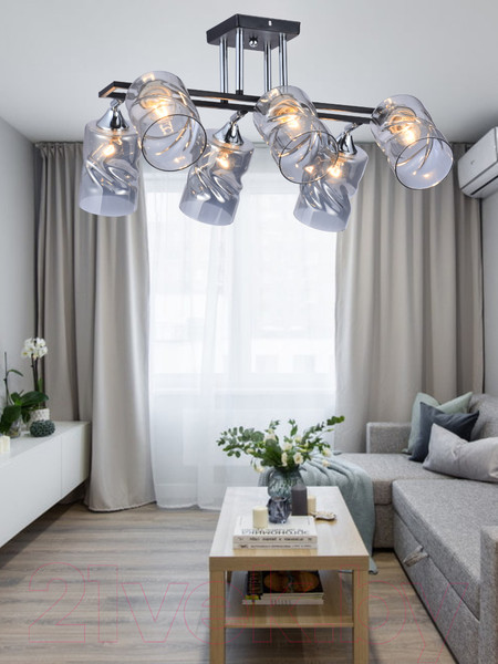 Изображение товара Спот Mirastyle MH-1236C/6 BK+CR