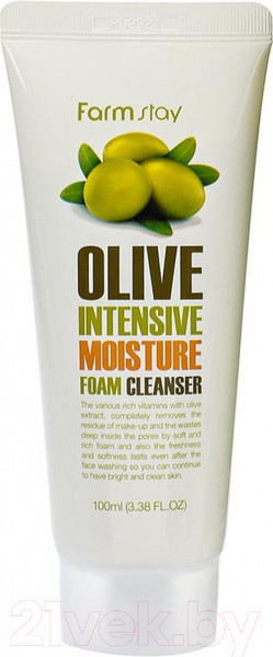 Изображение товара Пенка для умывания FarmStay С экстрактом оливы увлажняющая (100мл)