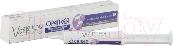 Средство для ухода за полостью рта животных Veterinary Care Оралкея гель