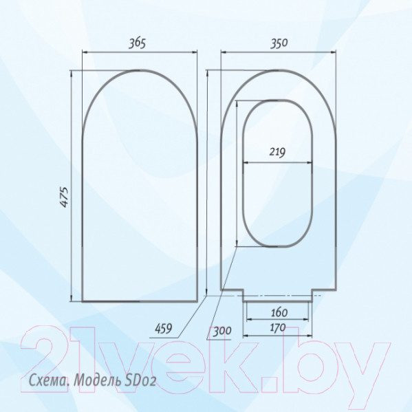 Изображение товара Сиденье для унитаза АВН SD 02u