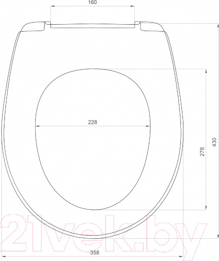 Изображение товара Сиденье для унитаза АВН SD 15m (с микролифтом)