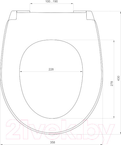 Изображение товара Сиденье для унитаза АВН SD 15ms (с микролифтом)