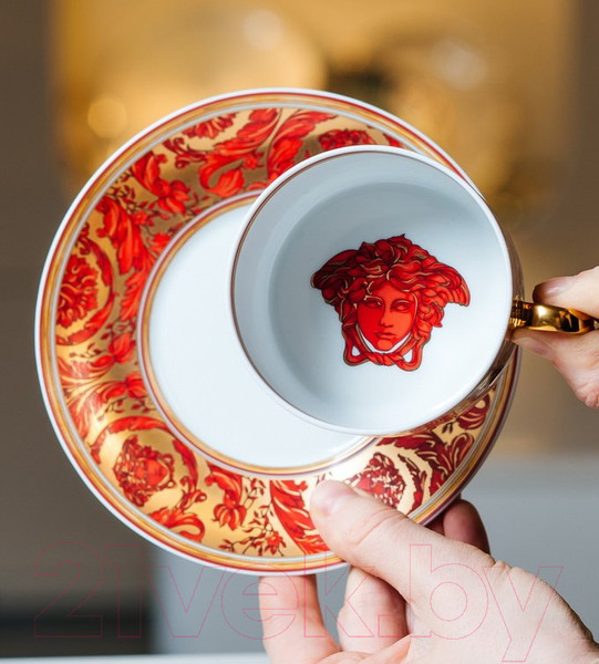 Изображение товара Чашка с блюдцем Versace Medusa Garland / 19335-409958-14640